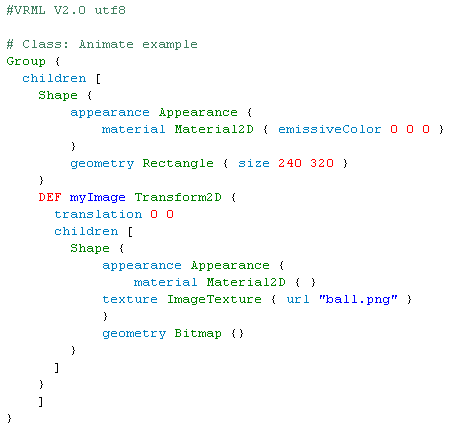 syntax highlighting